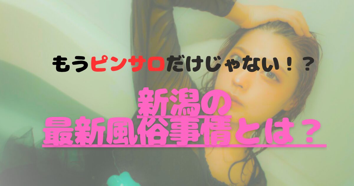 もうピンサロだけじゃない！新潟の最新風俗事情とは？（2025年最新情報）