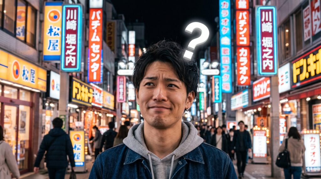 考える男性