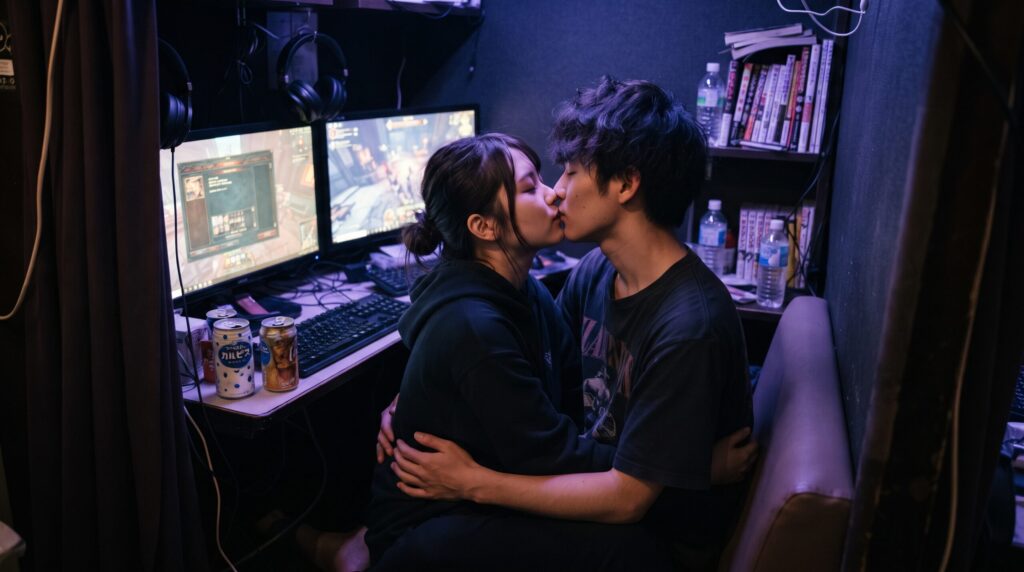 盛り上がるカップル