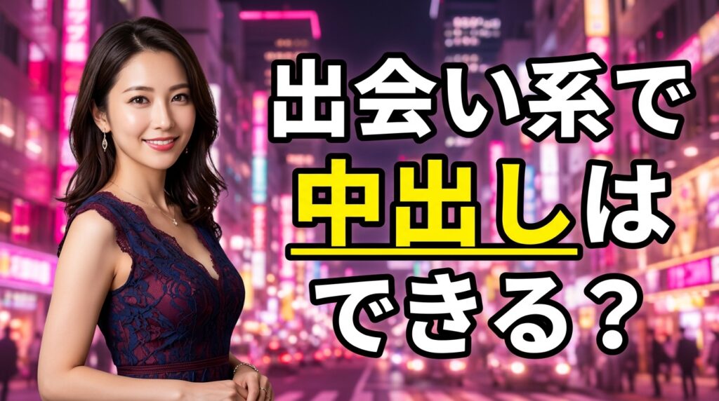 出会い系で中出しはできる？応じてくれる女性の特徴とセックスまでの流れ・妊娠リスクを徹底解説【2026年最新】