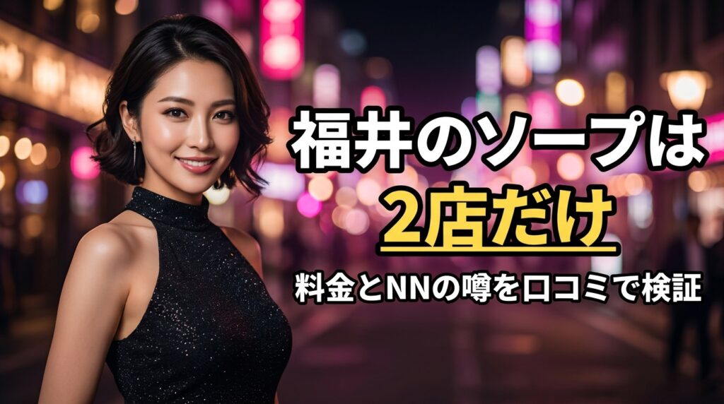 福井のソープはプラチナ本館・別館の2店！旧チューリップからの変化とNN・生中出しの噂を口コミで検証【2026年最新】