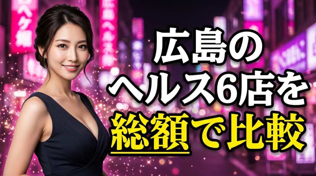 広島のヘルスは薬研堀の6店!ファッションヘルスの本番・NNの噂と割引後の総額を口コミで比較【2026年最新】