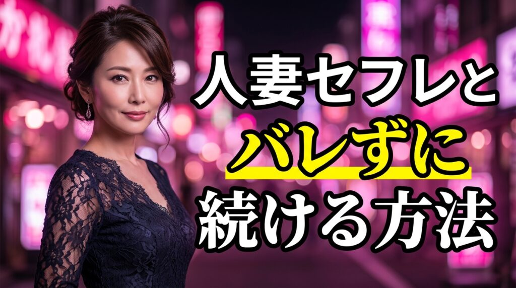 人妻をセフレにする方法！夫にバレずに長続きする連絡頻度・会う場所とトラブル回避のルール【2026年最新】