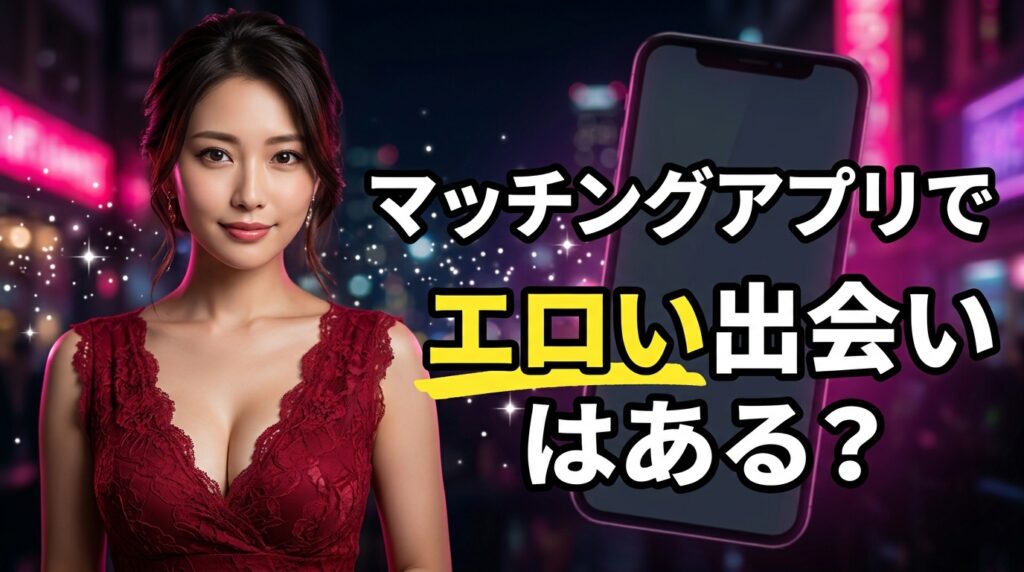 マッチングアプリでエロい出会いはある?セックスまで進む割合と体目的がバレてBANされる規約の落とし穴【2026年最新】