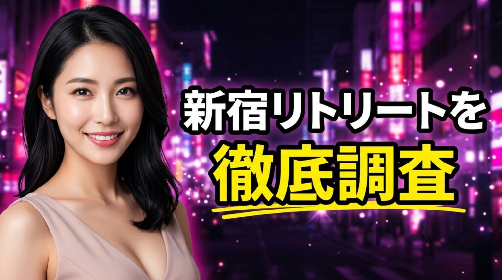 新宿リトリート（RETREAT BAR）は単男でもハプれる？初回総額・新規半額の曜日・場所を口コミで徹底調査【2026年最新】
