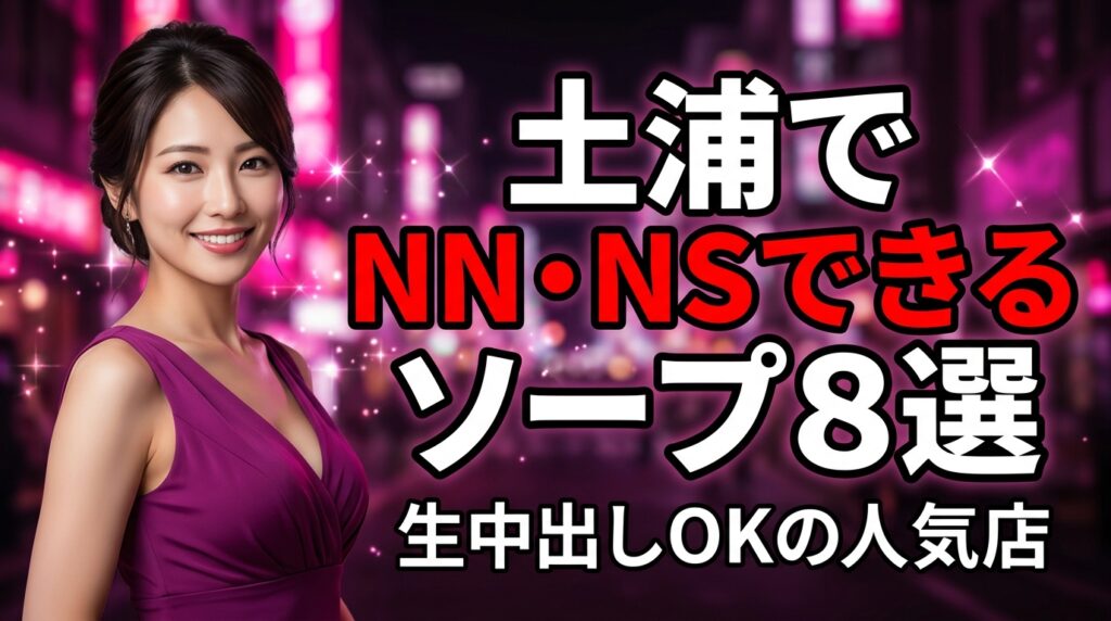 土浦でNS・NNできるソープおすすめ8選！【生中出しOK】
