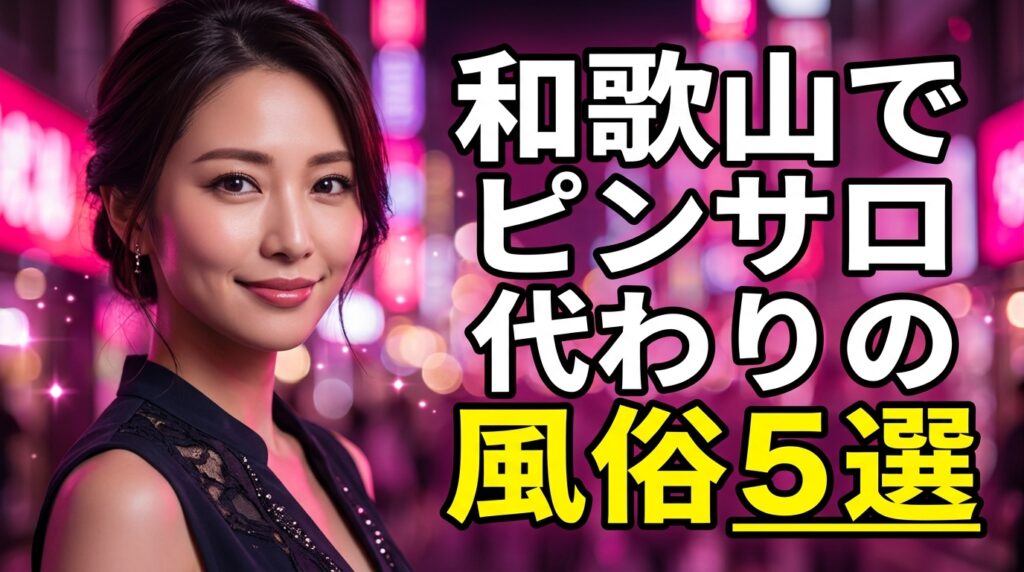和歌山にピンサロは0軒！代わりに1万円前後で遊べる風俗5選と本番・NNの噂を口コミ調査【2026年最新】