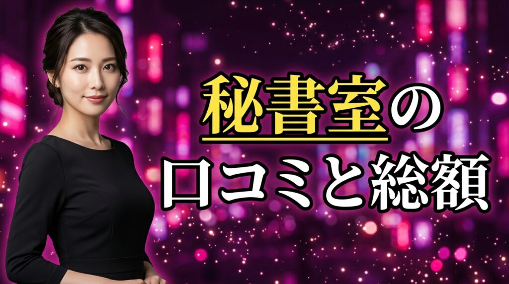 吉原『秘書室』の口コミ・体験談まとめ｜黒スーツ嬢のNN（生中出し）の噂と総額67,500円の実態【2026年最新】