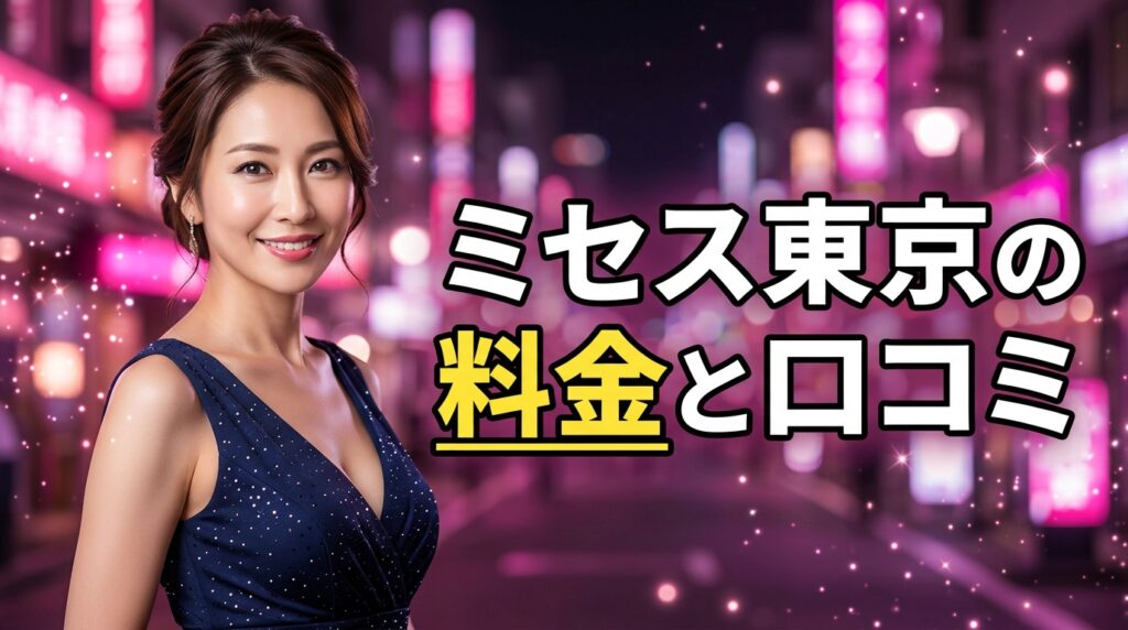 ミセス東京(吉原)は30代妻と40代妻で料金が違う!総額18,000円〜の人妻ソープの★の噂とNN・生中出し事情【2026年最新】